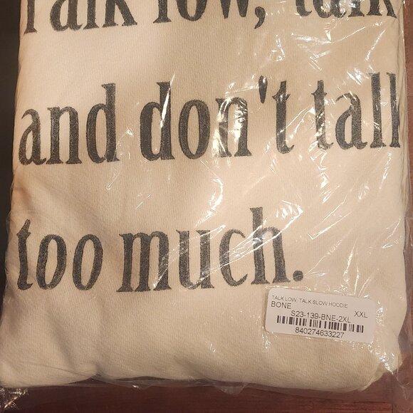 one of these days Talk Low, Talk Slow Hooded Sweatshirt - Picture 8 of 10